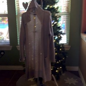 Long super cute Cardigan Hoodie!  Gently worn!